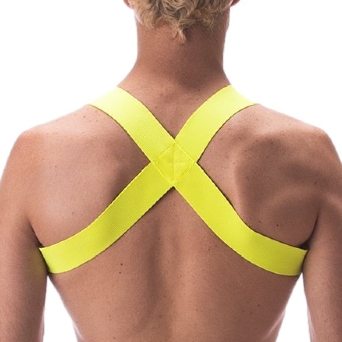 Harnais élastique Leonsh Jaune Neon