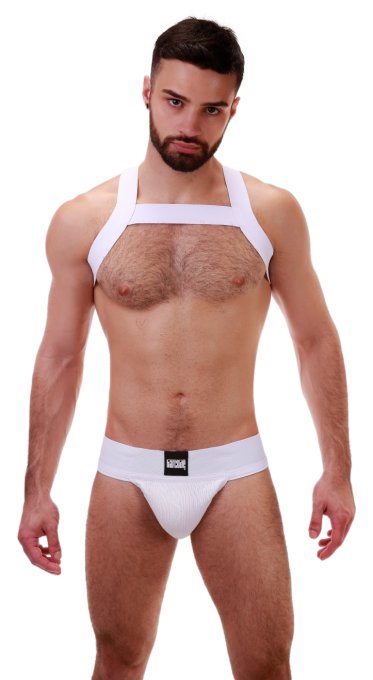 Harnais élastique Matt Blanc