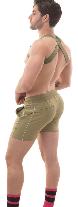 Harnais élastique Matt Pop Kaki