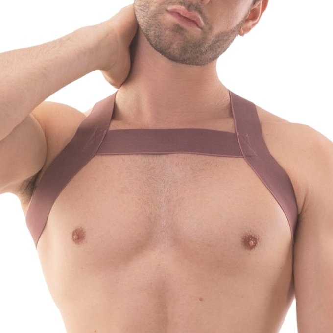 Harnais élastique Matt Pop Rose
