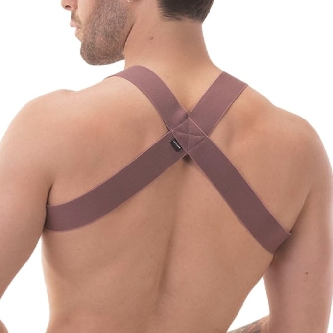 Harnais élastique Matt Pop Rose