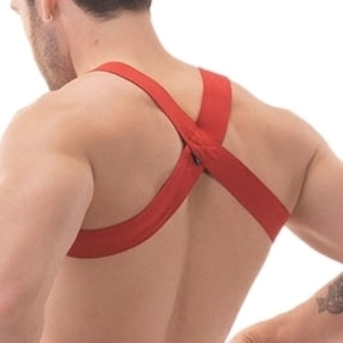 Harnais élastique Matt Pop Rouge