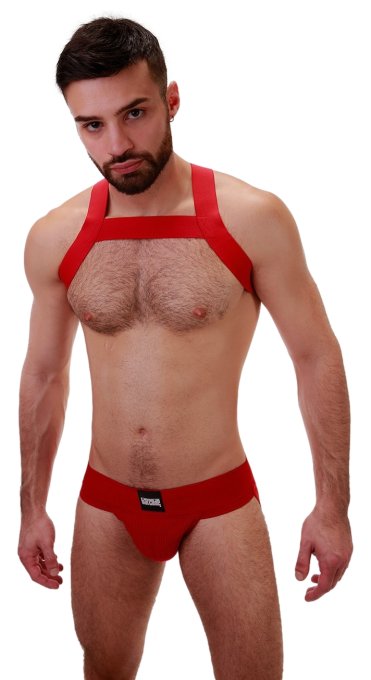 Harnais Élastique MATT Rouge