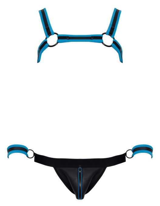 Harnais Jock Oulys Noir-Bleu