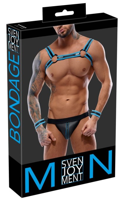 Harnais Jock Oulys Noir-Bleu