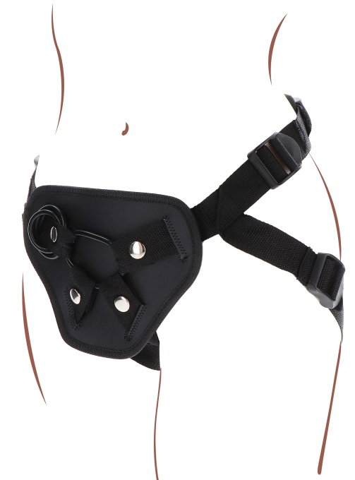 Harnais pour Gode ceinture Strap-On Deluxe Get Real Noir