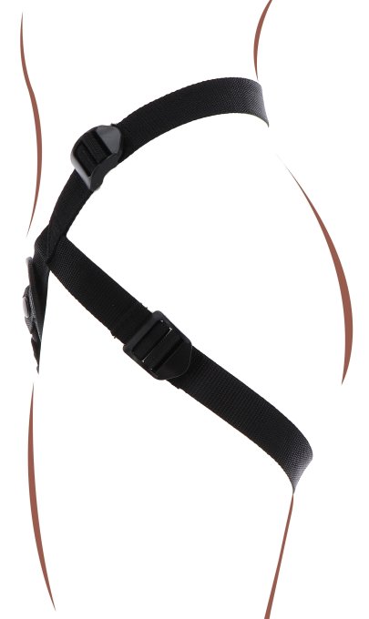 Harnais pour Gode ceinture Strap-On Get Real Noir