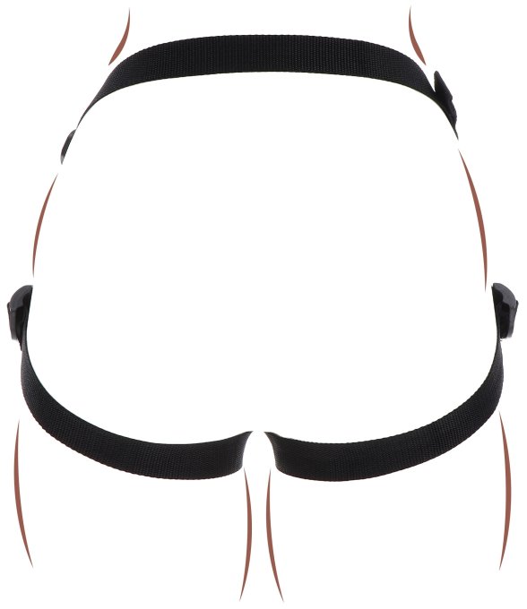 Harnais pour Gode ceinture Strap-On Get Real Violet