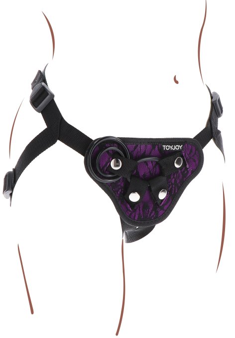 Harnais pour Gode ceinture Strap-On Get Real Violet