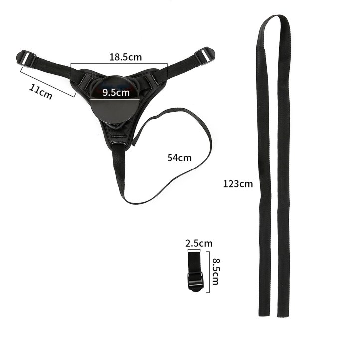 Harnais pour gode ceinture Suction Cup