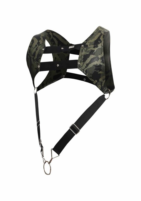 Harnais Top Cockring Dngeon Camouflage