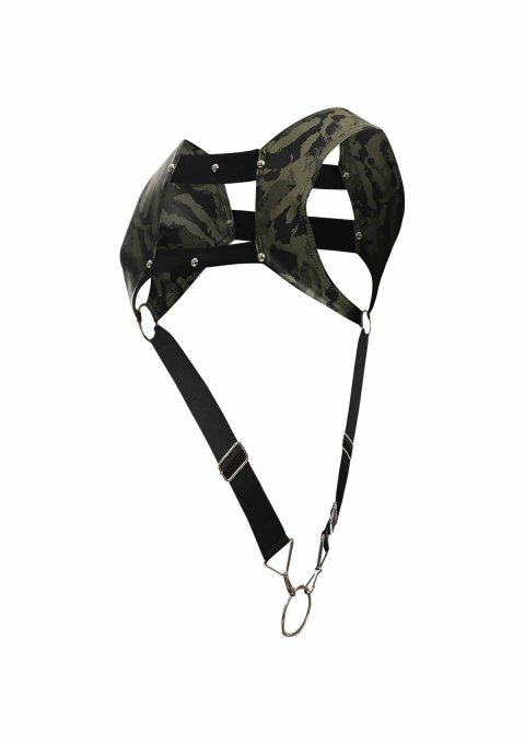 Harnais Top Cockring Dngeon Camouflage