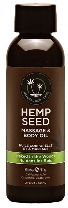 Huile de massage Chanvre Hemp Parfum Thé vert-Gingmebre 60ml