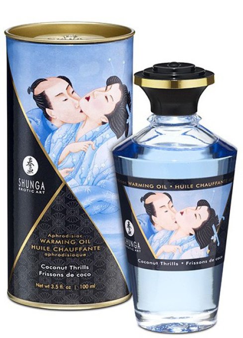 Huile de massage Chauffante Aphrodisiaque - Frisson COCO 100 mL