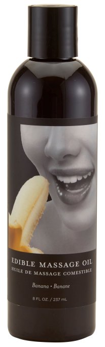 Huile de massage comestible Banane 237ml