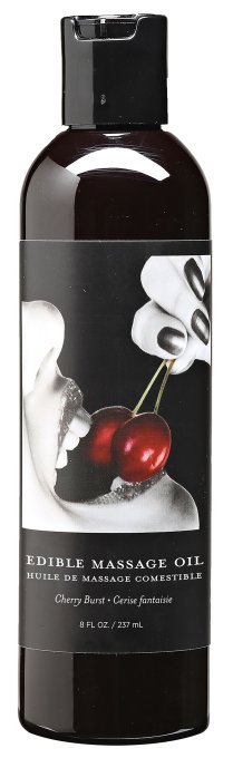 Huile de massage comestible Cerise 237ml
