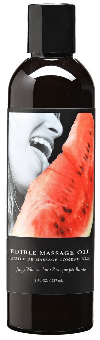 Huile de massage comestible Pastèque 237ml