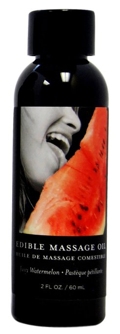 Huile de massage comestible Pastèque 60ml