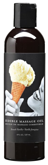 Huile de massage comestible Vanille 237ml