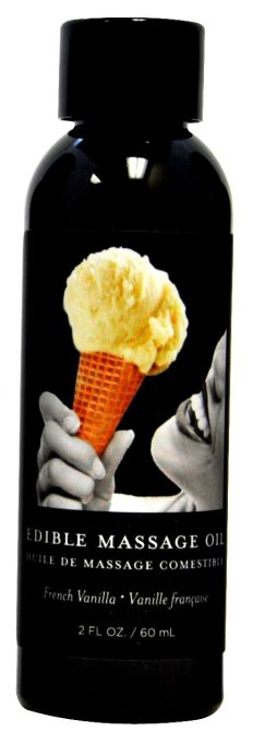 Huile de massage comestible Vanille 60ml