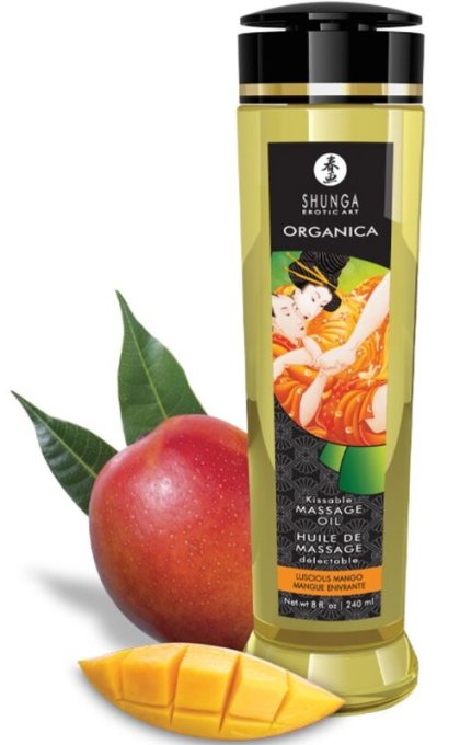 Huile de massage Kissable Mangue 240ml