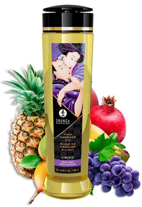 Huile de massage Libido Fruits exotiques 240mL