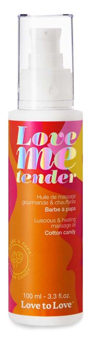 Huile de massage Love Me Tender Barbe à papa 100ml