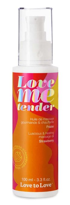 Huile de massage Love Me Tender Fraise 100ml