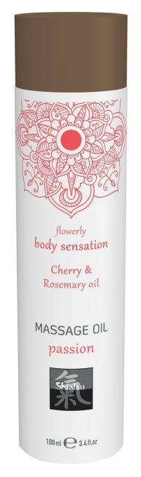 Huile de massage Passion Cerise & Romarin 100mL