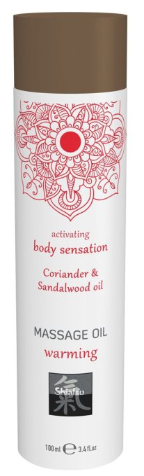 Huile de massage Warming Coriandre et Bois de Santal 100mL