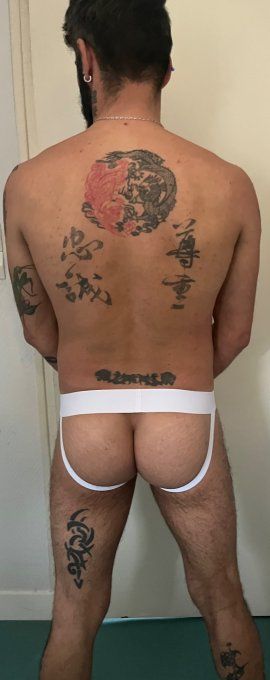 Jockstrap blanc ou noir