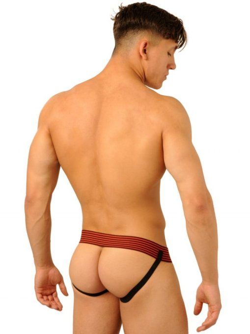 Jockstrap Fist Leather Rouge