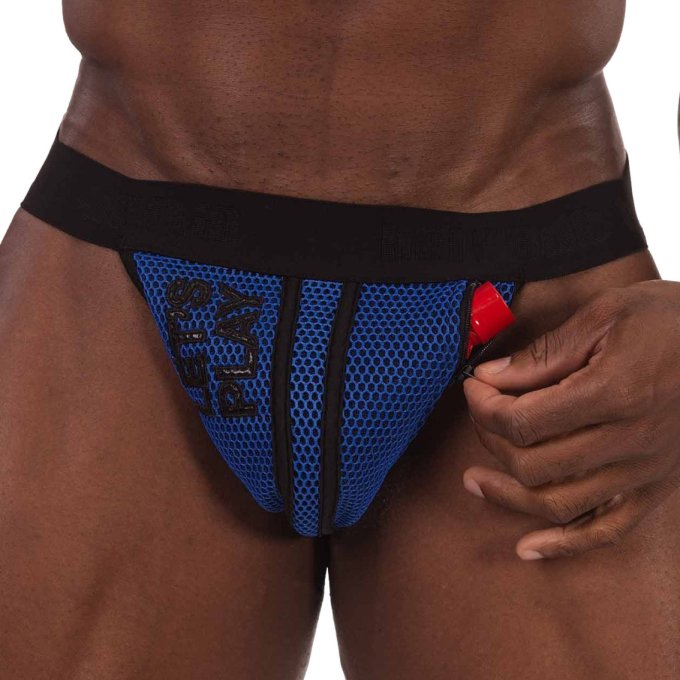 Jockstrap Let''s Play Bleu
