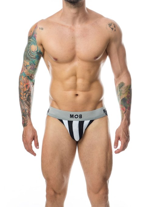 Jockstrap Mob Classic Blanc-Noir