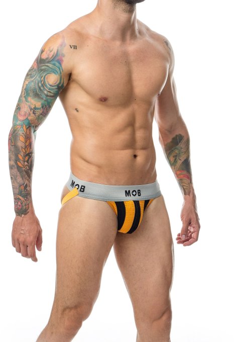 Jockstrap Mob Classic Noir-Orange