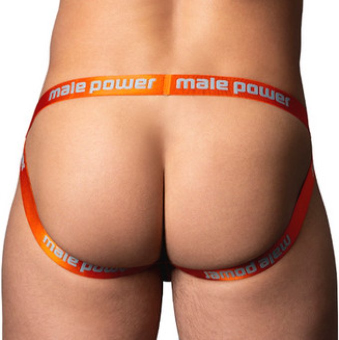 Jockstrap Rib Ring & Jock Gris-Orange