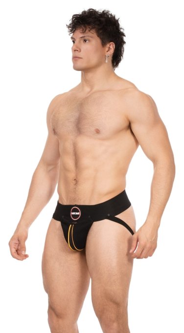 Jockstrap Rokk Noir-Jaune