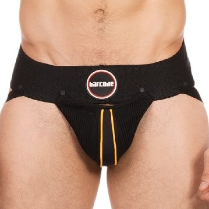 Jockstrap Rokk Noir-Jaune