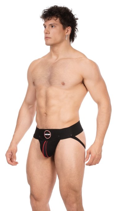 Jockstrap Rokk Noir-Rouge