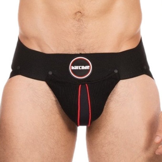 Jockstrap Rokk Noir-Rouge