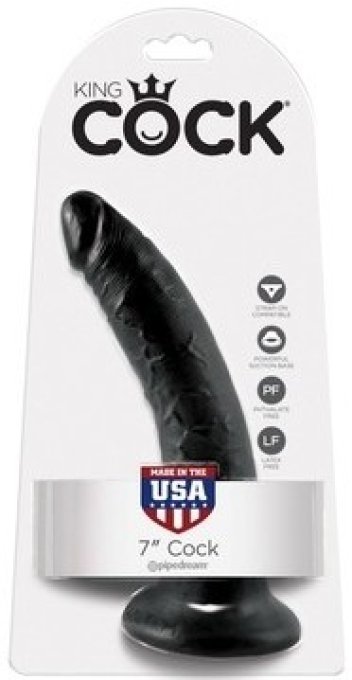 King Cock 18  x 4 cm Noir