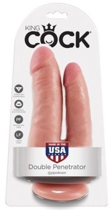 King Cock Double gode Penetrator 14 x 4cm