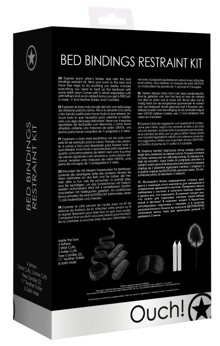 Kit Bondage Bed 4 pièces