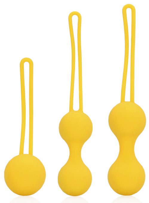 Kit d'entraînement Boules de Geisha Thump Balls Jaune