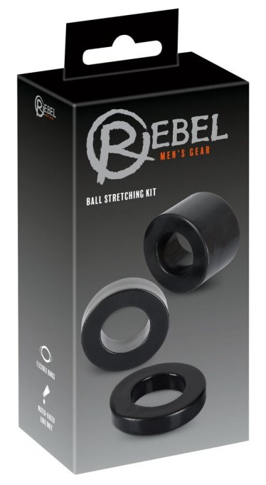 Kit de 3 Ballstretchers Stretching 25mm Noirs