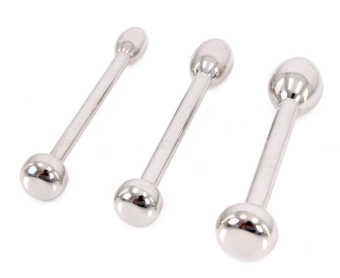 Kit de 3 plugs pour urètre 4.5cm 6 à 10mm