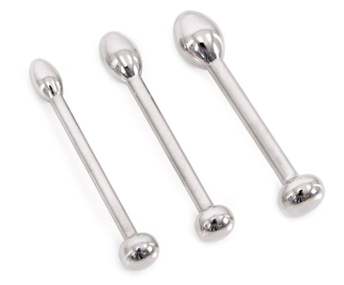 Kit de 3 plugs pour urètre 4.5cm 6 à 10mm