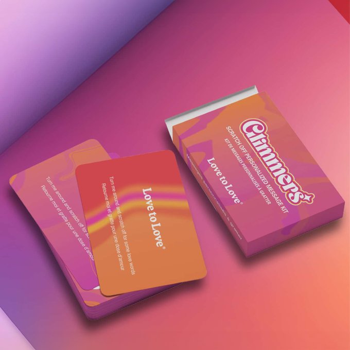 Kit de 30 Cartes à Gratter Personnalisables Glimmers