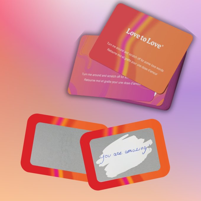 Kit de 30 Cartes à Gratter Personnalisables Glimmers