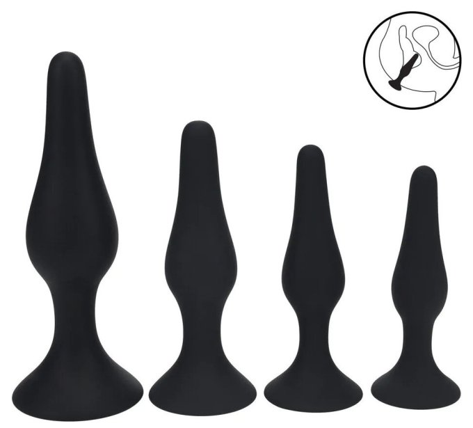 Kit de 4 Plugs Slim Noirs